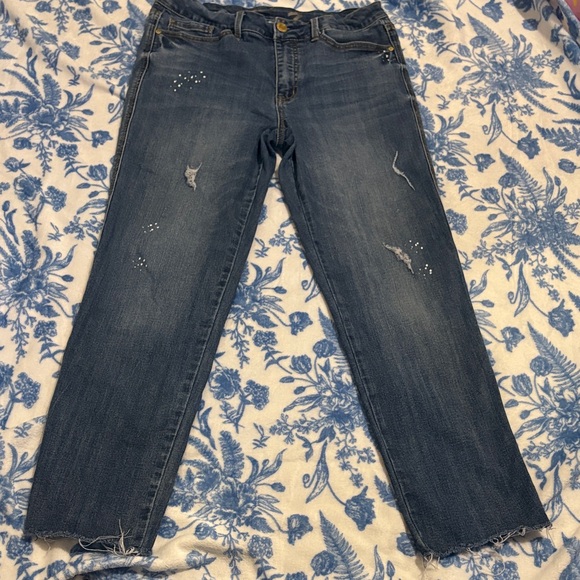 Seven7 Denim - Seven7 Women's Straight Leg Blue Jeans